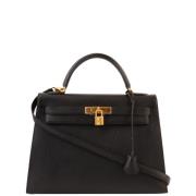 Hermès Vintage Pre-owned Tyg handvskor Black, Dam