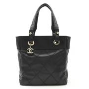 Chanel Vintage Pre-owned Laeder chanel-vskor Black, Dam