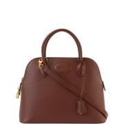 Hermès Vintage Pre-owned Canvas handvskor Brown, Dam