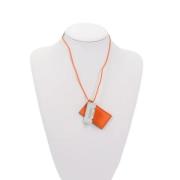 Hermès Vintage Pre-owned Tyg halsband Orange, Dam