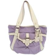 Celine Vintage Pre-owned Canvas celine-vskor Purple, Dam