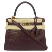 Hermès Vintage Pre-owned Laeder handvskor Brown, Dam