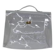 Hermès Vintage Pre-owned Vinyl handvskor White, Dam