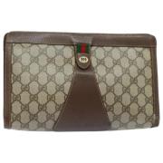 Gucci Vintage Pre-owned Laeder kuvertvskor Multicolor, Dam