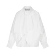 Margaux Lonnberg Fågel Chemise med Ruffled Krage White, Dam