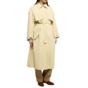 Roseanna Beige Vattentät Trenchcoat med Silveröglor Beige, Dam