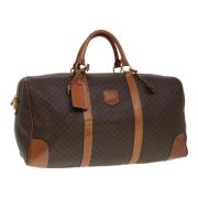 Celine Vintage Pre-owned Laeder handvskor Brown, Dam