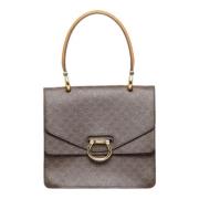 Celine Vintage Pre-owned Canvas handvskor Brown, Dam