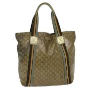 Gucci Vintage Pre-owned Canvas gucci-vskor Yellow, Dam