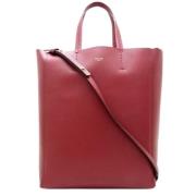 Celine Vintage Pre-owned Laeder handvskor Red, Dam