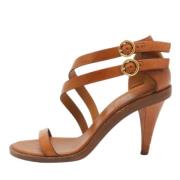 Chloé Pre-owned Pre-owned Laeder sandaler Brown, Dam