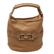 Burberry Vintage Pre-owned Laeder handvskor Beige, Dam