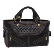 Celine Vintage Pre-owned Laeder handvskor Brown, Dam