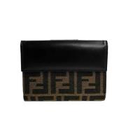 Fendi Vintage Pre-owned Laeder plnbcker Black, Dam