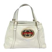 Gucci Vintage Pre-owned Canvas gucci-vskor Beige, Dam