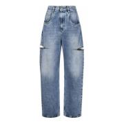 Maison Margiela Blå Jeans för Kvinnor Ss24 Blue, Dam