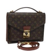 Louis Vuitton Vintage Pre-owned Canvas louis-vuitton-vskor Brown, Dam