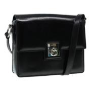 Celine Vintage Pre-owned Laeder axelremsvskor Black, Dam