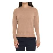 Pennyblack Mysig Rundhalsad Pullover Brown, Dam