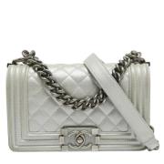 Chanel Vintage Pre-owned Laeder chanel-vskor Gray, Dam