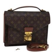 Louis Vuitton Vintage Pre-owned Canvas louis-vuitton-vskor Brown, Dam