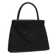 Yves Saint Laurent Vintage Pre-owned Laeder handvskor Black, Dam