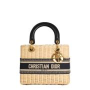 Dior Vintage Pre-owned Canvas dior-vskor Beige, Dam