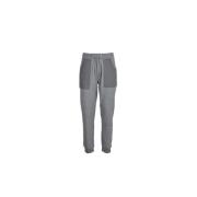 Bikkembergs Stiliga grå sweatpants med våffelmönster Gray, Herr