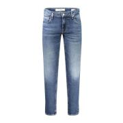 Guess Tvättad Skinny Jeans med 5 Fickor Blue, Herr