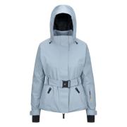 K-Way Blå Micro Twill 2 Lagers Jacka Blue, Dam