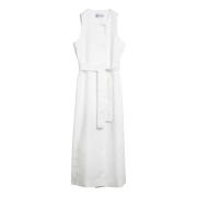 Max Mara Sommar Jumpsuit Dam Klänning White, Dam