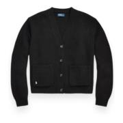 Polo Ralph Lauren Stilren Cardigan för en chic look Black, Dam