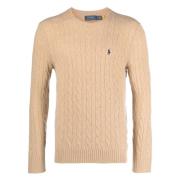 Ralph Lauren Ull/kashmirstickat plagg Beige, Herr