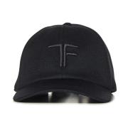 Tom Ford Svart Baseballkeps Tillbehör Black, Herr