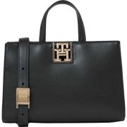 Tommy Hilfiger Mini Tote Bag Reset Black, Dam