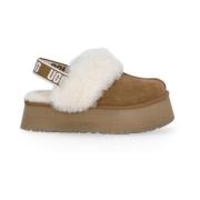 UGG Brun Shearling Päls Tofflor Brown, Dam