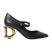 Dolce & Gabbana Ornate Heel Svarta Pumps Black, Dam