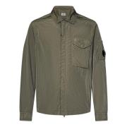 C.p. Company Lerfärgad Jacka Aw24 Green, Herr