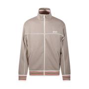 Golden Goose Teknisk Poly Track Jacket i Blek Khaki Brown, Herr