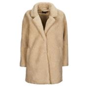 Only Sherpa Coat Beige Dam Mantel Beige, Dam