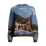 Weekend MultiColour Sweater Regular Fit Multicolor, Dam