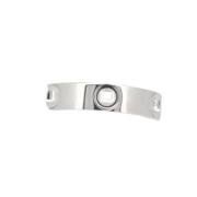 Louis Vuitton Vintage Pre-owned Metall ringar White, Dam