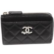 Chanel Vintage Pre-owned Laeder plnbcker Black, Dam