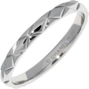 Chanel Vintage Pre-owned Metall ringar Gray, Dam