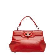 Bvlgari Vintage Pre-owned Laeder handvskor Red, Dam