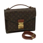 Louis Vuitton Vintage Pre-owned Canvas louis-vuitton-vskor Brown, Dam