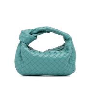 Bottega Veneta Vintage Pre-owned Laeder handvskor Blue, Dam