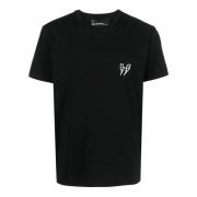 Neil Barrett Svart Thunderbolt Jersey T-shirt Black, Herr