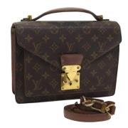 Louis Vuitton Vintage Pre-owned Canvas louis-vuitton-vskor Brown, Dam