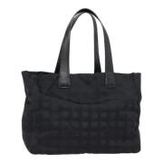 Chanel Vintage Pre-owned Nylon chanel-vskor Black, Dam